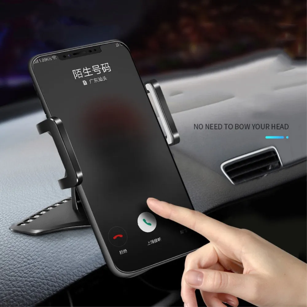 3 in 1 Car GPS Smartphone Holder: Dashboard / Visor Clamp   AC Grid Clip for SHARP AQUOS V (2019) - Black