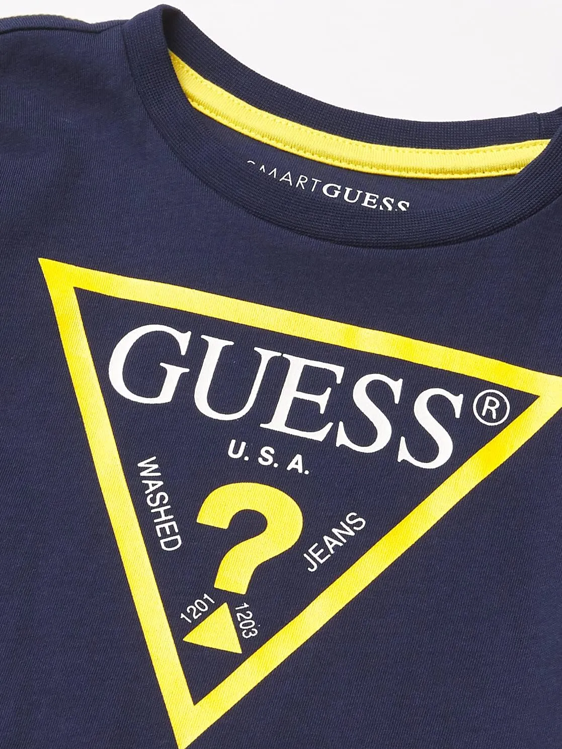 GUESS Boys' Big Organic Cotton Classic Logo T-Shirt