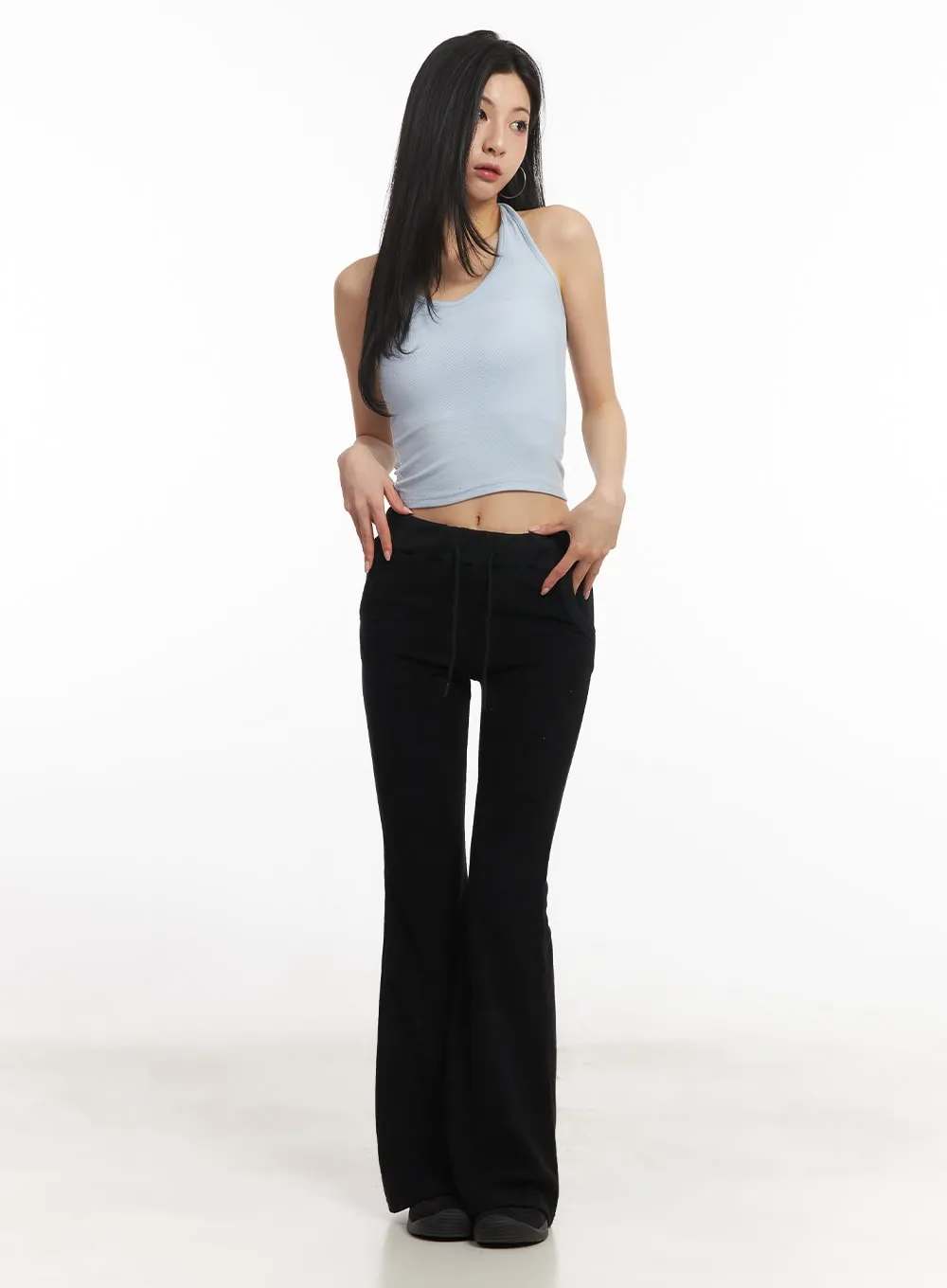 Hot Velvet Bootcut Sweatpants CA503