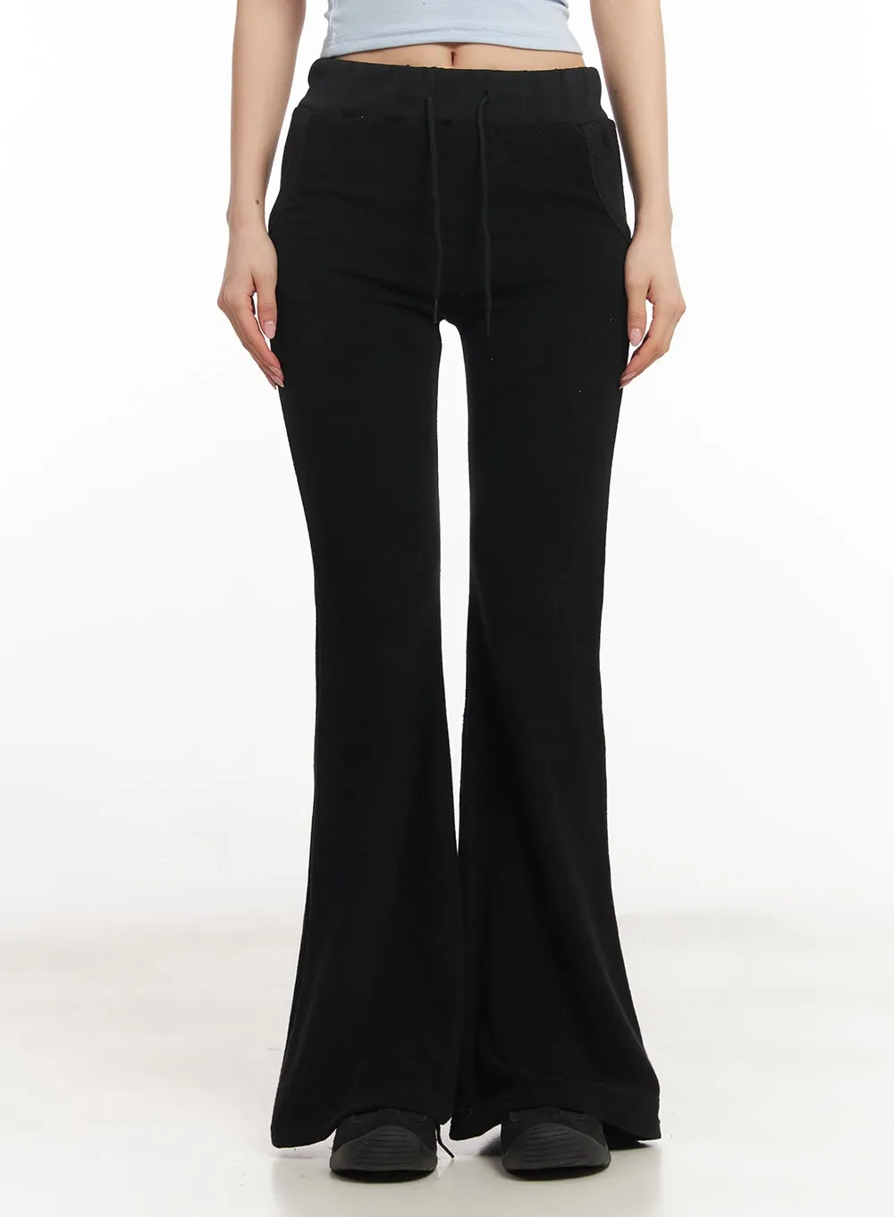 Hot Velvet Bootcut Sweatpants CA503