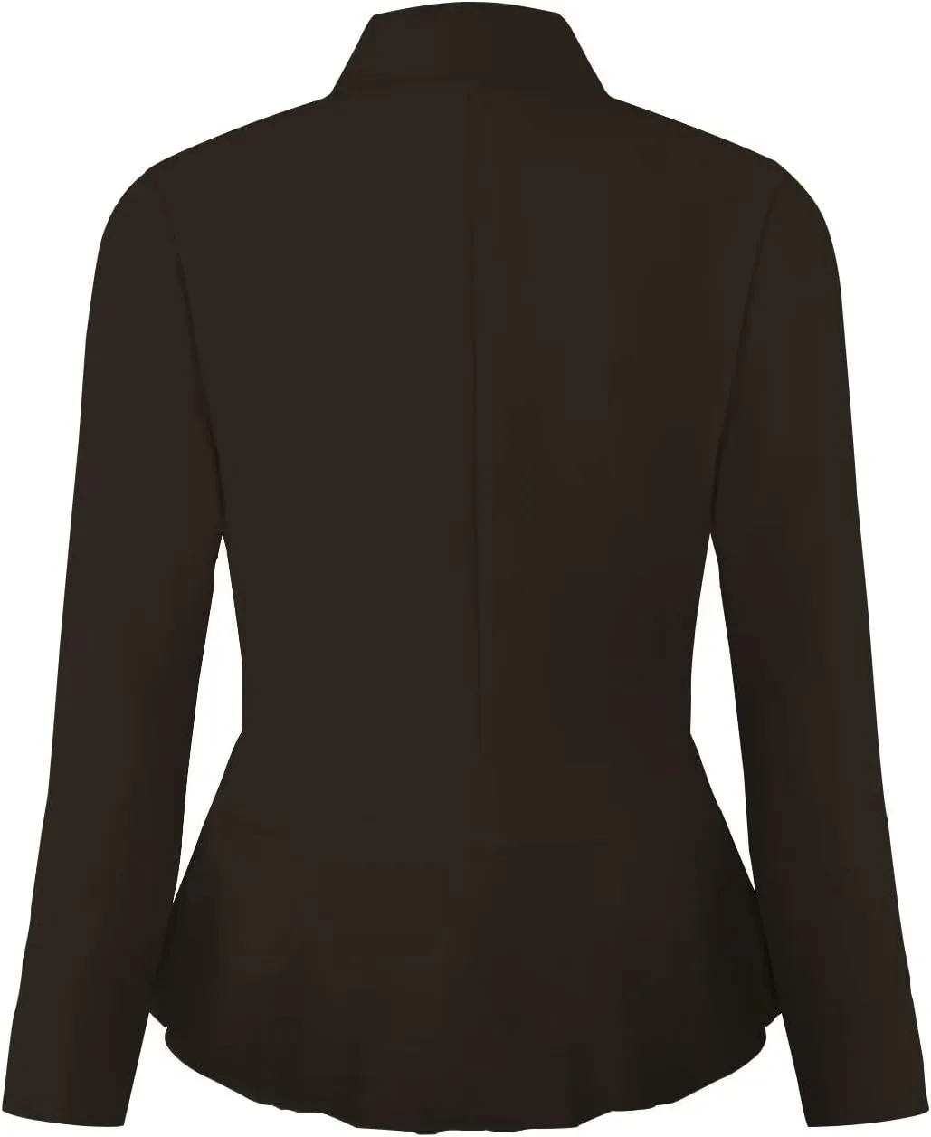 Hybrid & Company Women's Casual Work Office Elegant Open Front Premium Nylon Blazer Jacket