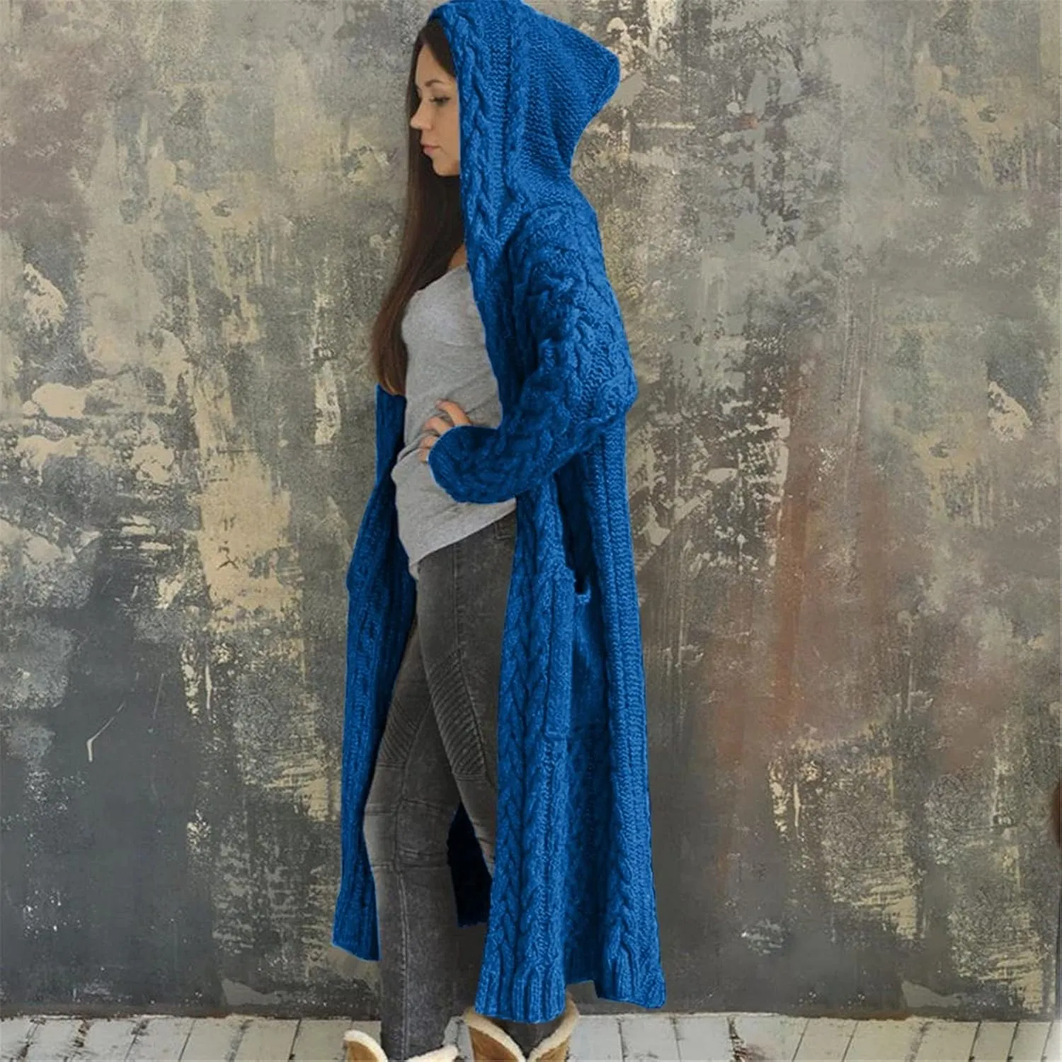 LCMTWX Winter Coats Solid Full Zip Snap Stand Collar Long Sleeve Cardigan Slim Jacket Coat for Vacation Daily Coats For