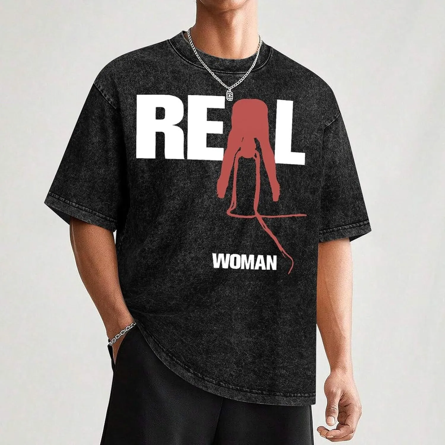 Men Shirt,Rapper Shirts Washed Tshirt Cotton Round Neck T Shirt Oversize T-Shirt for Men Classic Shirts