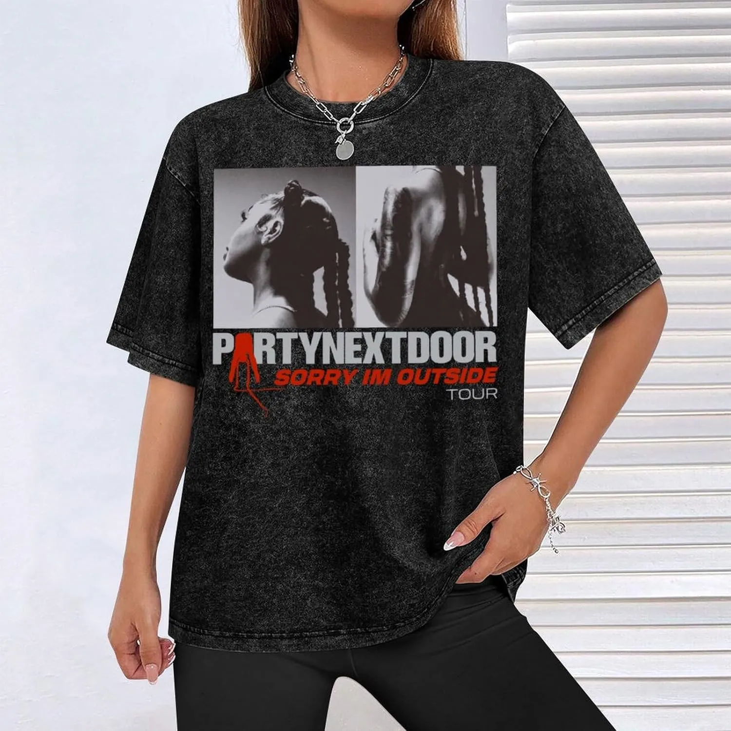 Men Shirt,Rapper Shirts Washed Tshirt Cotton Round Neck T Shirt Oversize T-Shirt for Men Classic Shirts