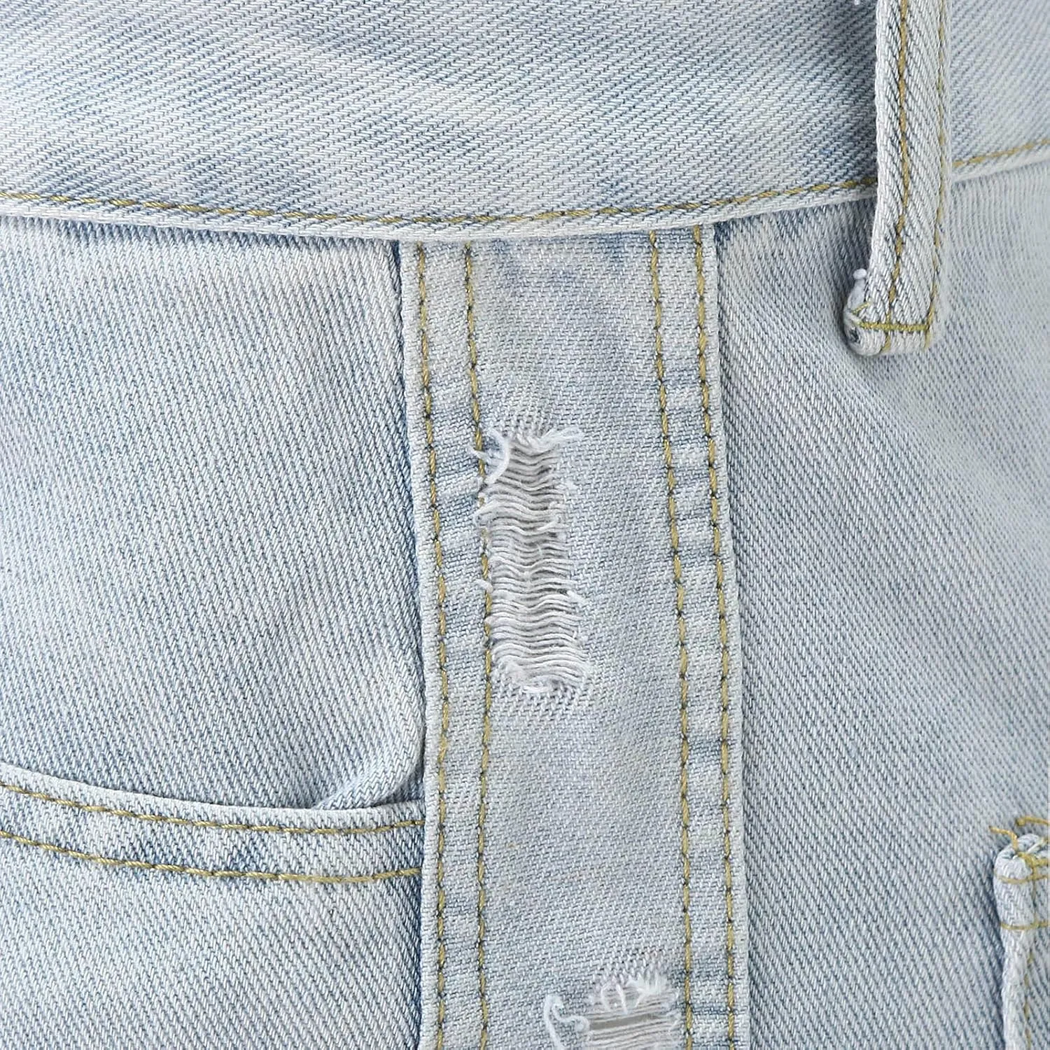 Mens Jeans Slim Straight Leg Classic Denim Jeans Comfort Flexible Pants Relaxed Wide Leg Denim Trouser Streetwear