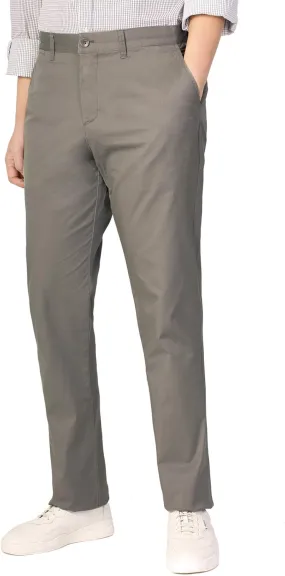 P&L Men's Casual Pants Straight Fit Cotton Stretch Flat Front Trousers for Man