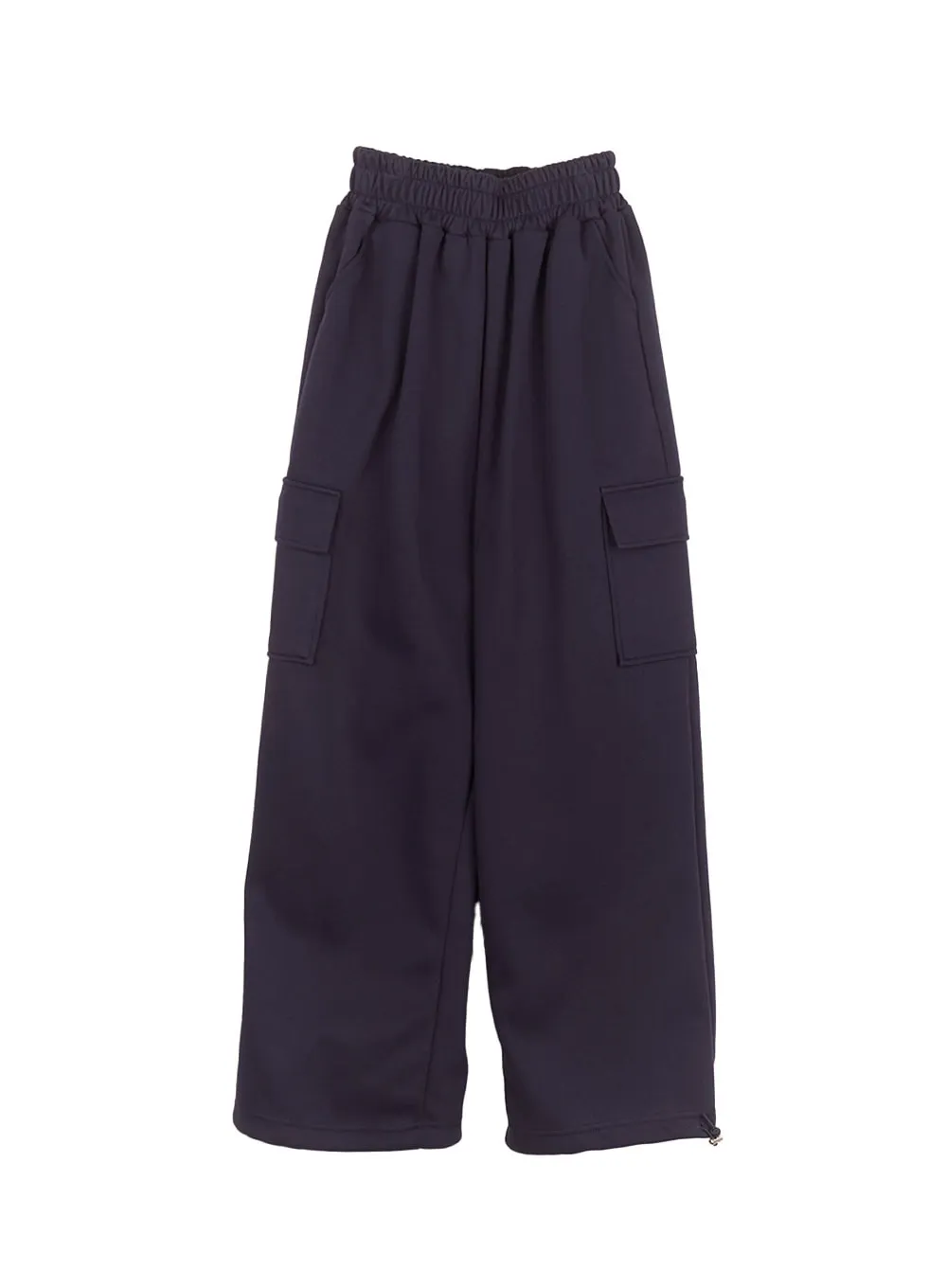 Pocketed Wide-Fit Cargo Sweatpants CF527