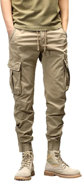 sdbrld Cargo Pants For Men Men's Ripstop Tactical Pants Lightweight Fashion Outdoor Hiking Water Resistant Pants with Pockets