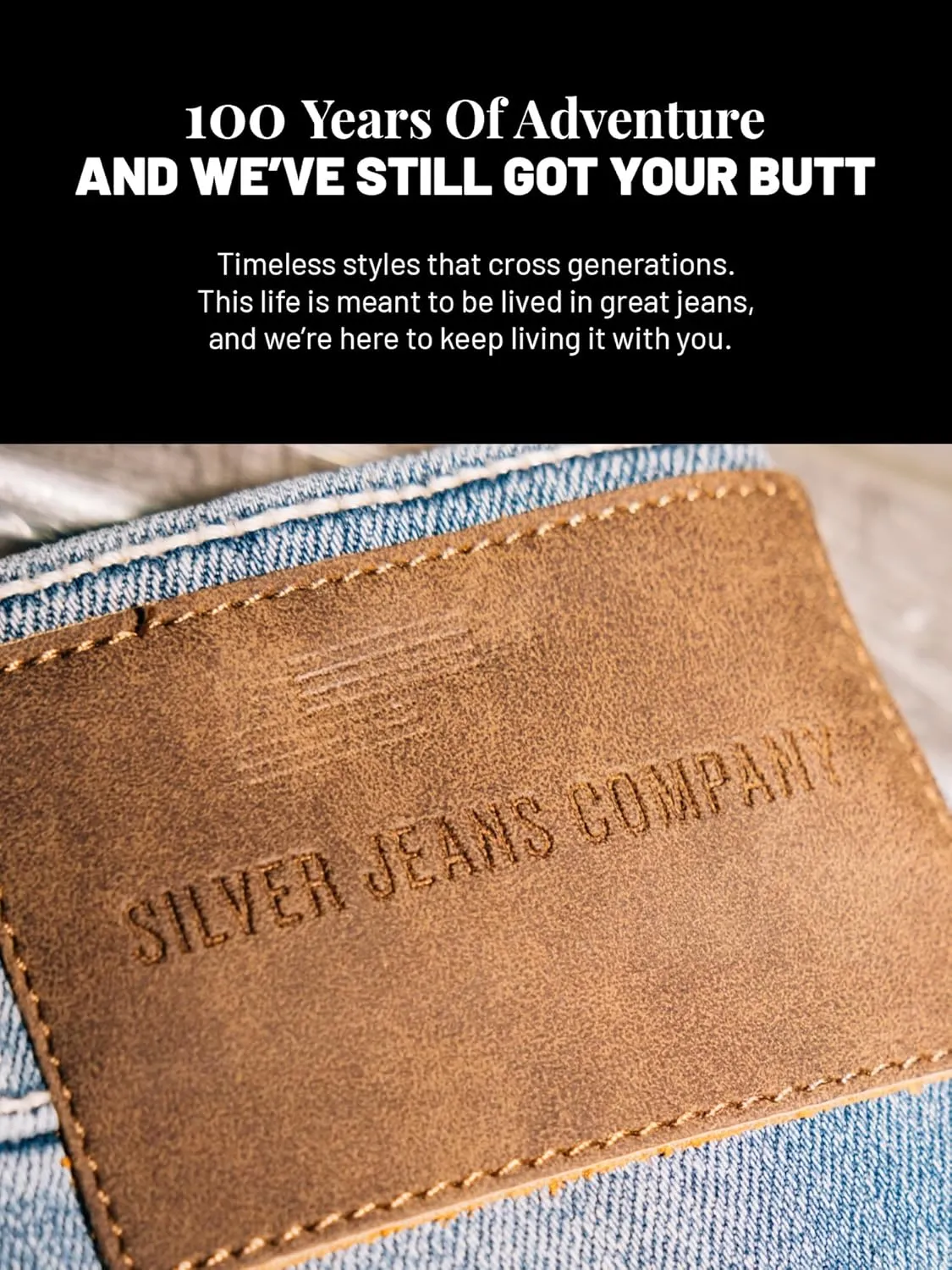 Silver Jeans Co. Women's Highly Desirable High Rise Trouser Leg Jeans