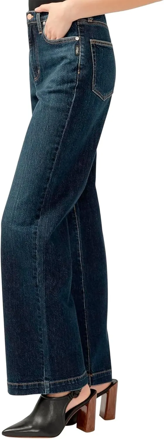 Silver Jeans Co. Women's Highly Desirable High Rise Trouser Leg Jeans