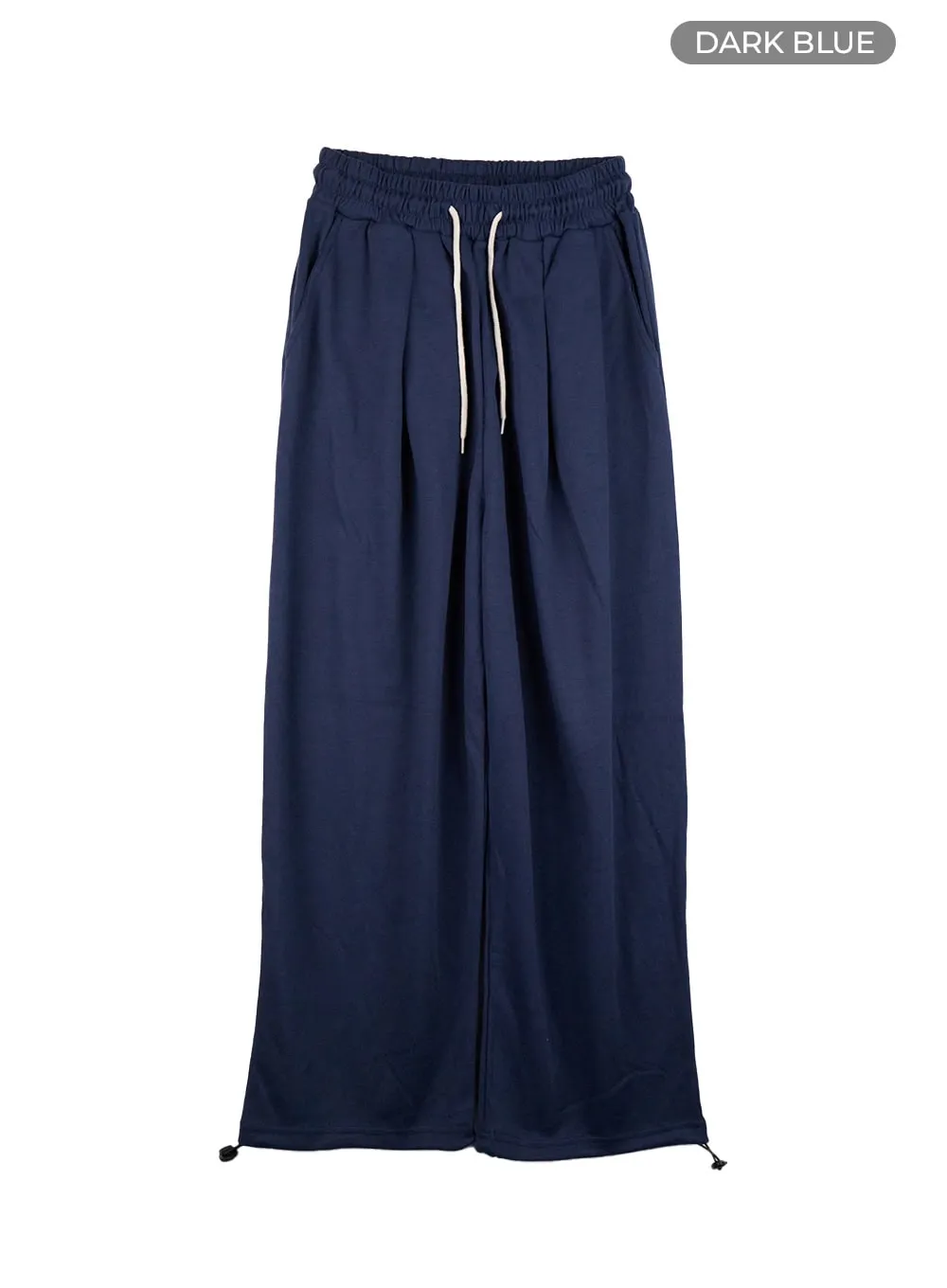 String Pintuck Wide Sweatpants CO419