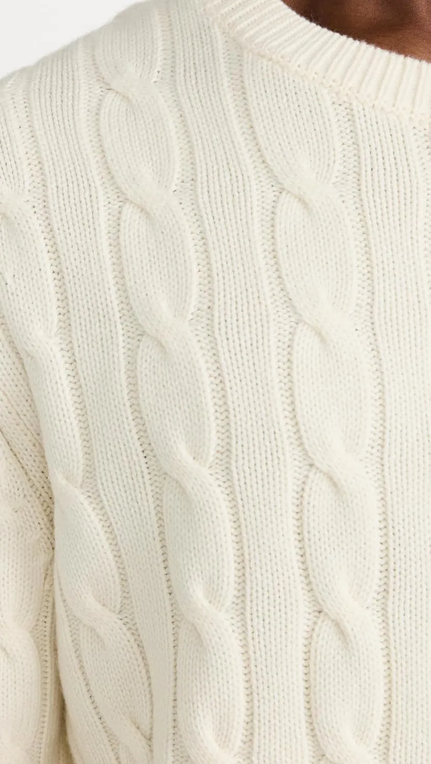 Theory Men's Cable Knit Sweater