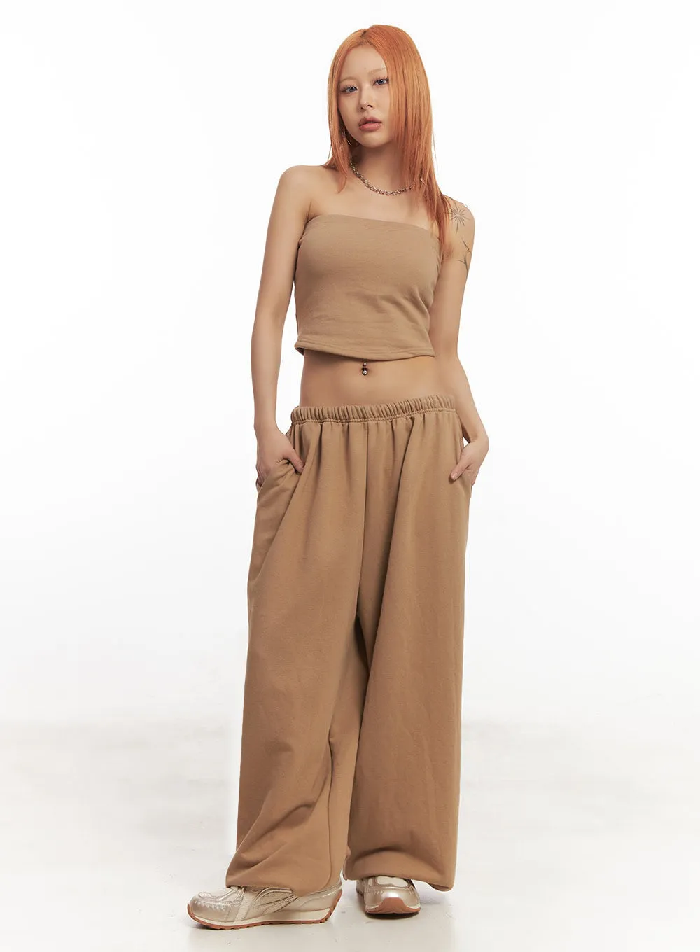 Tube Top & Sweatpants Set IA515