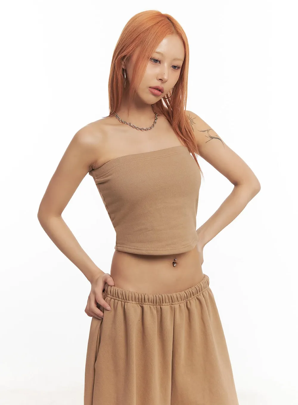 Tube Top & Sweatpants Set IA515