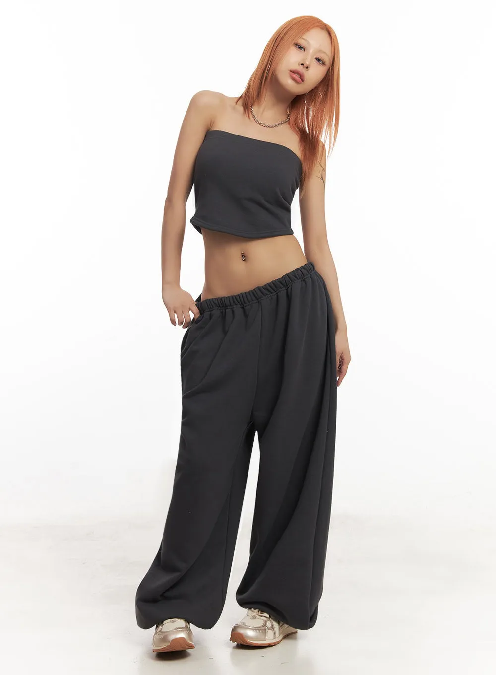Tube Top & Sweatpants Set IA515