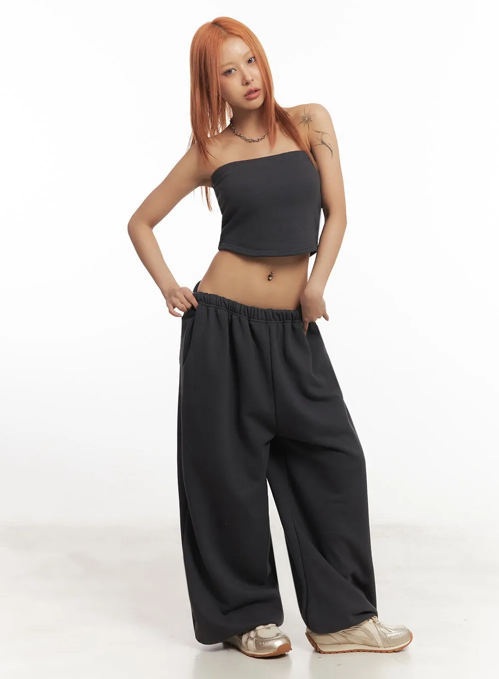 Tube Top & Sweatpants Set IA515