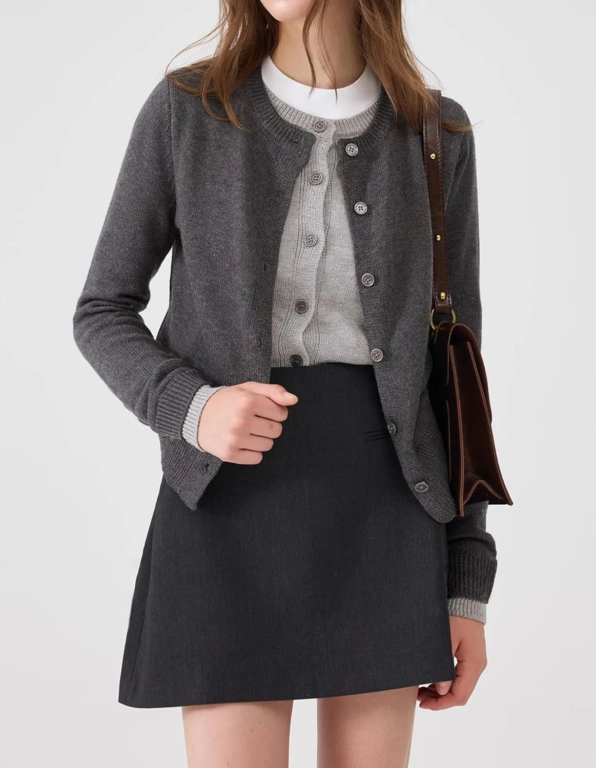 Women's Cable Knit Sweater Vest Button Sleeveless Chunky Sweater Tops