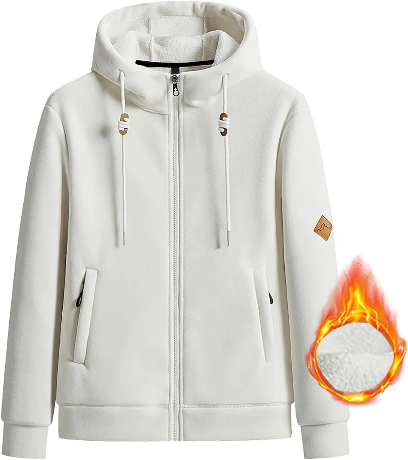 Womens Zip Up Hoodies Fleece Jackets Oversized Sweatshirts Fall Fashion Outfits Sweaters Casual Winter Warm Clothes